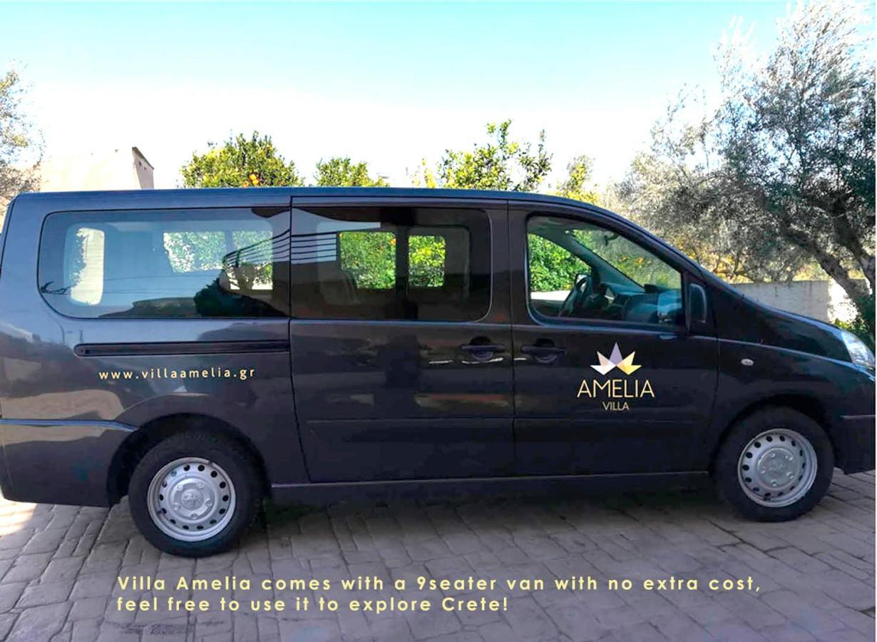 Villa Amelia I Free 9 Seater Mini Van & Pool กาลาธาส ภายนอก รูปภาพ